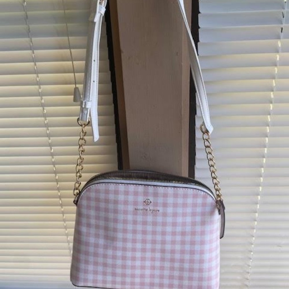 NANETTE LEPORE Pink and white bag